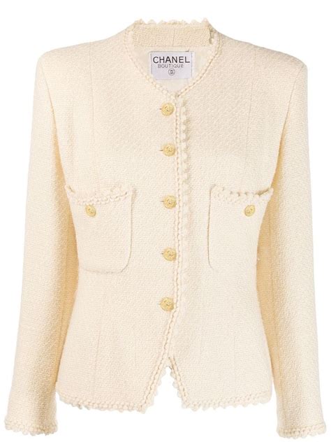 chanel style boucle blazer|pre owned Chanel jackets.